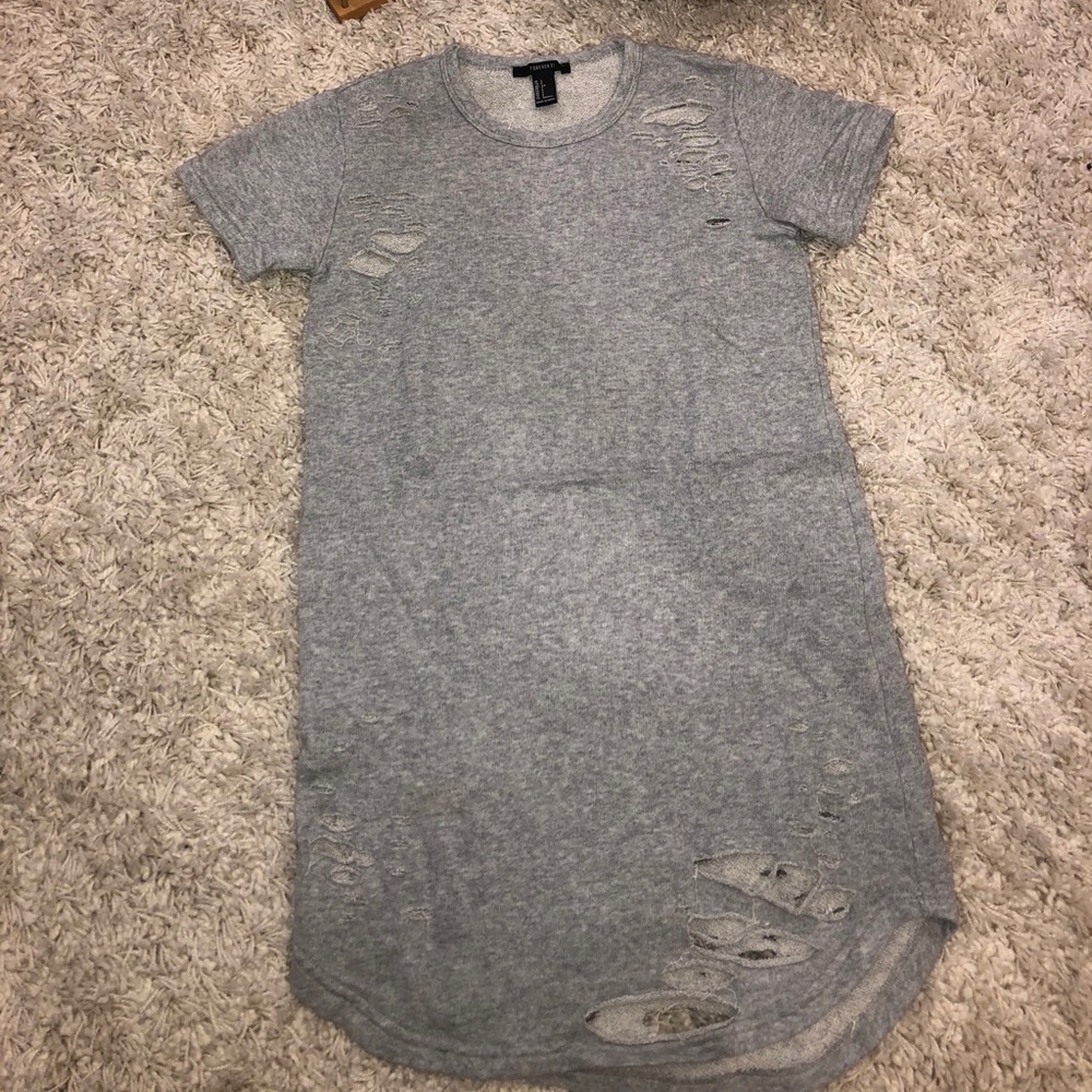 Distressed TShirt Dress!!